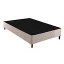 Ver imagem 1 de Cama Box Base Universal Casal Sommier Rústico Bordado White (138x188x30) - Paropas