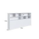 Ver imagem 2 de Estante para Cama Infantil em MDP 194cm Infanto Branco