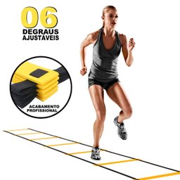 Escada de Agilidade Treino Funcional Exercícios Flexível - 5