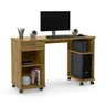Mesa para Computador Escritório Quarto com Rodízios 1 Gaveta Escrivaninha Million Nature - 2