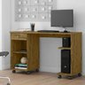 Mesa para Computador Escritório Quarto com Rodízios 1 Gaveta Escrivaninha Million Nature - 1