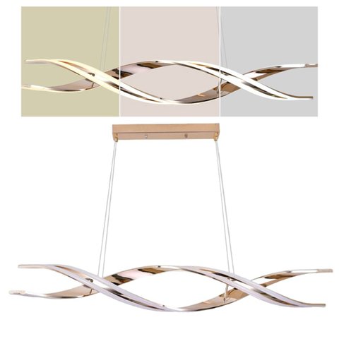 Lustre Luminaria Pendente Luxo Molecular DNA 76W Super Led Iluminaçao Decoraçao Espiral Teto Sala Co