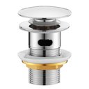 Ver imagem 1 de Válvula Click Lavatorio 1 1/4 Metal Inox Cuba Pia com Ladrão