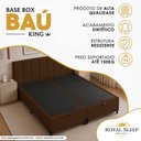 Ver imagem 5 de Cama Box com Baú King Royal Sleep Bipartido Sintético Marrom