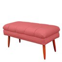 Ver imagem 5 de Puff Aparador Estofado Italy Decorativo Veludo Cor Rose
