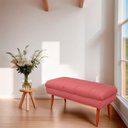 Ver imagem 6 de Puff Aparador Estofado Italy Decorativo Veludo Cor Rose