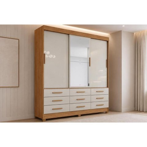 Guarda Roupa 3 Portas 1ESP 9g Buriti N. Horizonte Cina