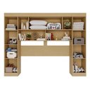Ver imagem 4 de Guarda-Roupa Modulado 4 Portas Apolo Premium Cinza/Jequitibá/Granizo