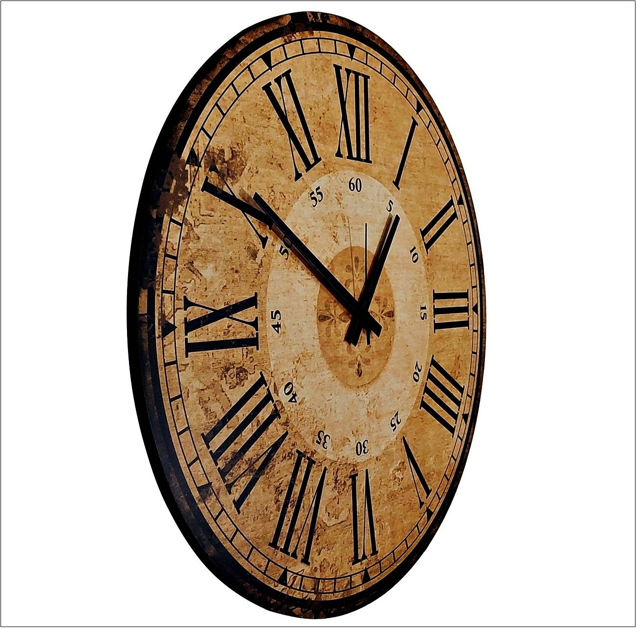 Relógio de Parede Grande 50cm Relógio Parede Antigo Vintage - 3