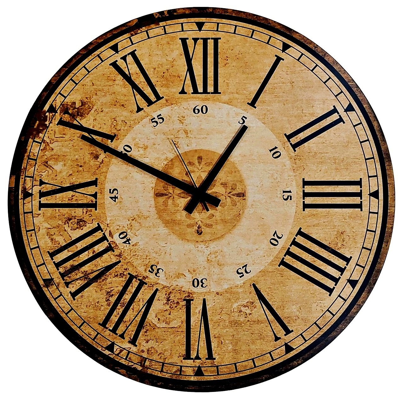 Relógio de Parede Grande 50cm Relógio Parede Antigo Vintage