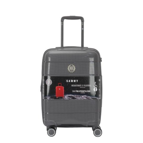 Mala de Viagem Grande 32 Kg Sammy - Ika - Cinza