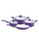 Ver imagem 1 de Jogo de Panelas 4pcs Roxo Revest. Ceramico Clink
