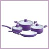 Jogo de Panelas 4pcs Roxo Revest. Ceramico Clink - 3