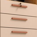 Ver imagem 3 de Comoda Rack 2 Portas 4 Gavetas Madri 121 Cm Carvalho Am Off White Incp