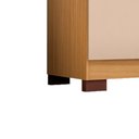 Ver imagem 4 de Comoda Rack 2 Portas 4 Gavetas Madri 121 Cm Carvalho Am Off White Incp
