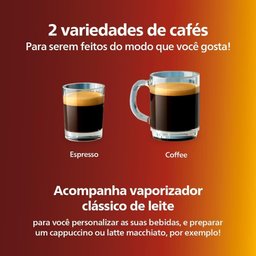 Cafeteira Espresso Automática Série 1200 Philips Walita, Preta, 1500w Ep1220/12:220v - 12
