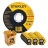 Disco de Corte Stanley Metal Inox 115mm X 1,0mm - 25 Unid. - 1