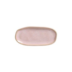 CONJUNTO C/ 4 TRAVESSAS OVAL RASA MINI ORGÂNICO LITCHI 16,5x8 CM - 1