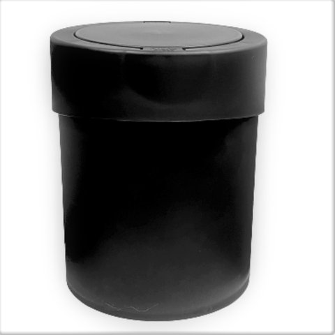 Lixeira Cesto de Lixo 5l Click abre Fácil Cor PRETA - Decoração Casa