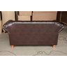 Conjunto Sofá Chesterfield Imperatriz 2 e 3 Lugares Capitonê Clássico - Couríssimo Café - 7