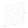 Closet Casal Premium 8 Gavetas Amoudi Móveis - 8