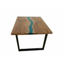 Ver imagem 1 de Mesa de Centro River Table Madeira com Resina Epóxi 60 x 50 cm