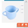 Copo Infantil de Treinamento com Alça Bebê Silicone 150ml Azul - 5