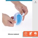 Ver imagem 3 de Copo Infantil de Treinamento com Alça Bebê Silicone 150ml Azul