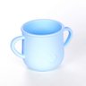 Copo Infantil de Treinamento com Alça Bebê Silicone 150ml Azul - 1