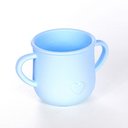 Ver imagem 1 de Copo Infantil de Treinamento com Alça Bebê Silicone 150ml Azul