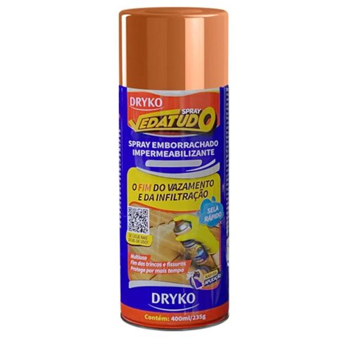Spray Vedatudo 400 Ml Impermeabilizante Terracota - Sprayimp-terra - Dryko Spray 400ml Vedatudo Impe