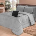 Ver imagem 1 de Kit 6 Pças Jogo de Cama Afável Microfibra Casa Dona Original
