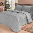 Ver imagem 4 de Kit 6 Pças Jogo de Cama Afável Microfibra Casa Dona Original