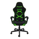 Ver imagem 1 de Cadeira Gamer Pelegrin Reclinável PEL-3018 Preta e Verde