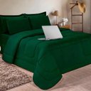 Ver imagem 1 de Kit 6 pças Jogo de Cama Afável Microfibra Casa Dona Original