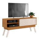 Ver imagem 1 de Bancada Frizz 1.5 Tvs até 65” Naturale Off White 506130 Madetec