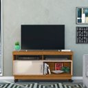 Ver imagem 2 de Rack Artur Tvs até 50” 389130 Naturale Off White Madetec