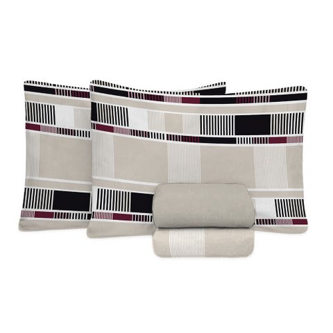 Jogo de Cama Casal 150 Fios Fiori - Théo (7540-4)