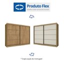 Ver imagem 5 de Guarda-Roupa Casal 2 Portas 6 Gavetas Sevilha Made Marcs