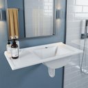 Ver imagem 6 de Cuba Pia Lavatório Copacabana 60 Cm para Banheiro Branco