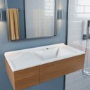 Ver imagem 5 de Cuba Pia Lavatório Copacabana 60 Cm para Banheiro Branco