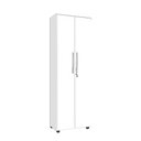 Ver imagem 4 de Armario Organizador Multiuso 2 Portas com Chave Branco