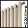 cortina blackout para quarto sala 5,50 x 2,60 Napoli palha - 3