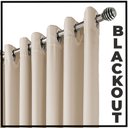 Ver imagem 3 de cortina blackout para quarto sala 5,50 x 2,60 Napoli palha