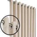 Ver imagem 1 de cortina blackout para quarto sala 5,50 x 2,60 Napoli palha