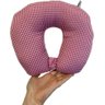 Almofada de Pescoço Premium Cor:xadrez Rosa - 2