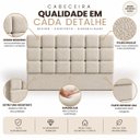 Ver imagem 6 de Cabeceira Cama Box Casal 138cm Estofada Bouclé Boss:Off White
