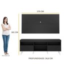 Ver imagem 7 de Rack com Painel TV 65" Retrô Flórida Multimóveis V3133