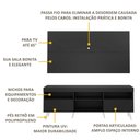 Ver imagem 4 de Rack com Painel TV 65" Retrô Flórida Multimóveis V3133