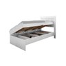 Cama Baú Solteiro Larissa Branco Framar Branca - 4
